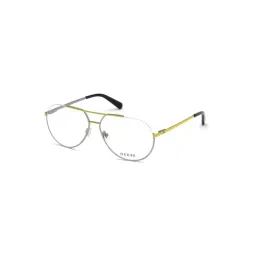 GUESS Yellow Oval Eye Frames for Men-picture-46