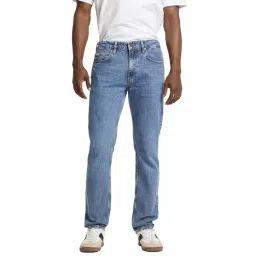 Guess Jeans G14 Blue Mid Rise Slim Fit Denim-picture-17
