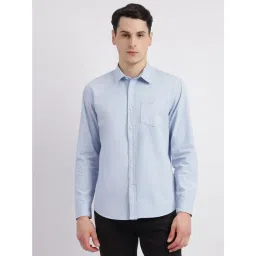 Guess Jeans Light Blue Luxe Cotton Slim Fit Shirt-picture-23