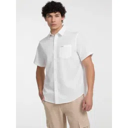 Guess Jeans Pure White Regular Fit Shirt-picture-32