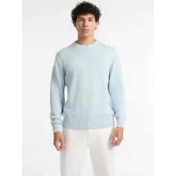 Guess Jeans Sky Blue Cotton Regular Fit Sweatshirt-picture-12