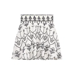 GUESS kids Girls Printed Pure Cotton Flared Above Knee Skirt-picture-33