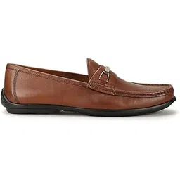 guess Men Black Solid Slip-on Loafers image 1