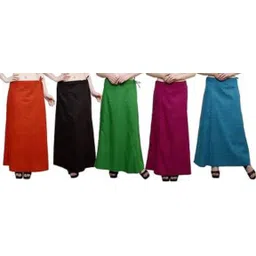 Gugaliya RAMA.MARRON.GREEN.BLACK.RED Pure Cotton Petticoat-picture-20