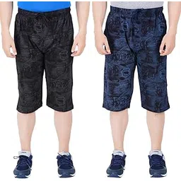 guide Men's Regular Fit Printed Three Fourth Capri-picture-39