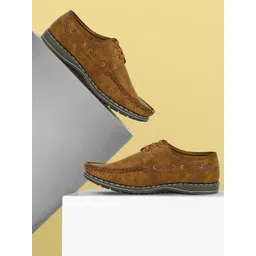 GULASS WICK Men Solid Regular Derbys-picture-38