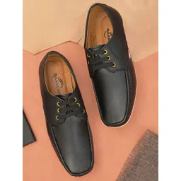 GULASS WICK Men Textured Lace-Ups Derbys-picture-24