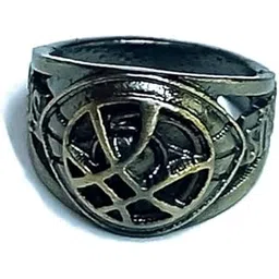 gulli bulli Metal Avngers Ring for Men for Boys - Size: 7 - Color (see last image for finger size check) Doctor Strange Eye Ring (001)-picture-46
