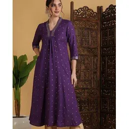gulmohar jaipur Women Flared Kurta-picture-28