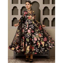 GULMOHAR JAIPUR Women Printed Regular Pure Cotton Kurta with Palazzos & With Dupatta-picture-30