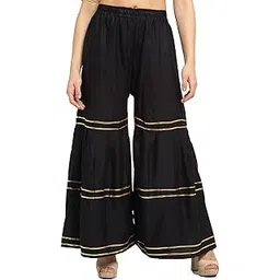 gunisha Women's Regular Fit Sharara Palazzo-picture-25