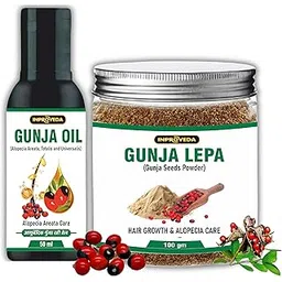 Gunja Powder for HairCare & Oil Combo | Natural & Herbal Solution of Hair for Women and Men Hair | 100% Herbal & Safe for Use | Powder 100gm & Oil 50ml Combo Pack-picture-28