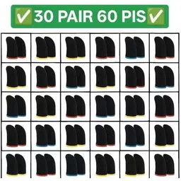 guoi PUBG Mobile Gaming Finger Sleeve, for | BGMI | COD | Free Fire | ( 30 Pair ) Finger Sleeve-picture-21