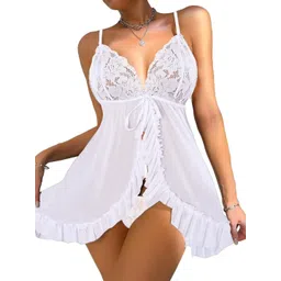 GuSo Shopee Women Multicoloured Net Baby Dolls-picture-18