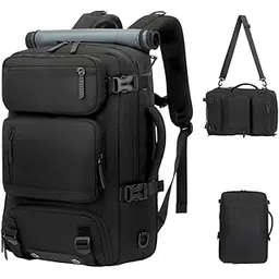 gustave Backpack Bag for Man with Removable Mini Bag Waterproof Travel Backpack with USB Charging Port Large Capacity Nylon Duffle Bags for Men Women-picture-44