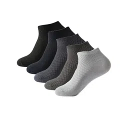 Gustave Men Pack Of 5 Bamboo Odour Free Ankle Socks-picture-30
