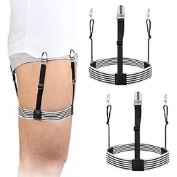 Shirt Tucker Belt,Shirt Stays for Men Formal Mens Holders Garters for Men Suits Adjustable Invisible Clip (1 Pairs)-image-38