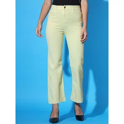 GUTI Women Flared High-Rise Clean Look Stretchable Jeans-picture-21