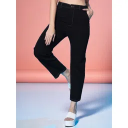 GUTI Women Regular Fit High-Rise Clean Look Cotton Jeans-picture-22