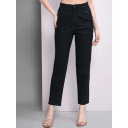 GUTI Women Slim Fit High-Rise Cropped Stretchable Cotton Jeans-picture-21