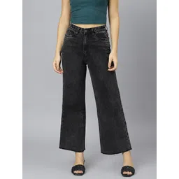 guti Women Flared High Rise Black Jeans image 1