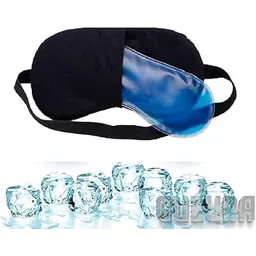 Cooling Eye Mask Gel BY GUZURA Eye Mask Reusable Cold Eye Mask for Puffy Eyes | Eye Ice Pack Eye Mask with Soft Plush Backing for Dark Circles | Migraine | Redness | Stress Relief | Sleeping Cool Pad-picture-54