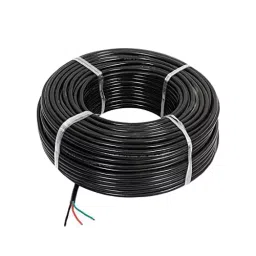 GVD 1 Sq.mm 3 Core PVC Insulated Cable Black (10 m)-picture-16