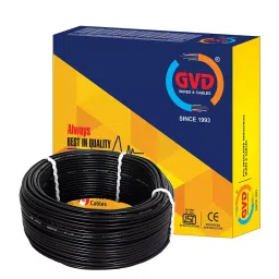 GVD 1.00 mm 4 Core Flame Retardant Low Smoke Halogen Cable Black 10 m-picture-12