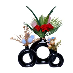 GW CREATIONS Black 3 Pieces Figurine Showpiece-picture-10