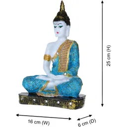 GW CREATIONS Blue & Gold Toned Buddha Idol Showpiece-picture-15