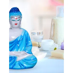 GW CREATIONS Blue and White Buddha Idol Showpiece-picture-39