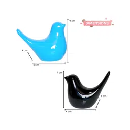 GW CREATIONS Blue Figurine Showpiece image 1