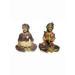 GW CREATIONS Bown & Beige 2 pcs Figurine Showpiece-picture-30