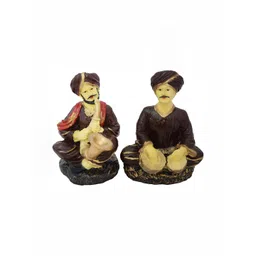 GW CREATIONS Brown 2 Pieces Figurine Showpiece-picture-10