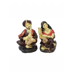 GW CREATIONS Brown & Red 2 Pieces Figurine Decorative Showpiece-picture-20