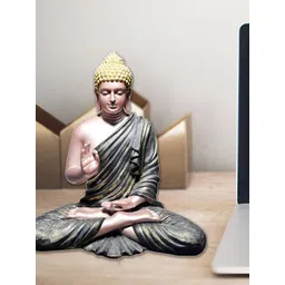 GW CREATIONS Grey & Peach Coloured Figurine Showpiece-picture-35