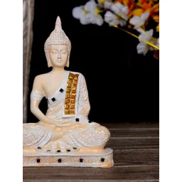 GW CREATIONS Peach Buddha Figurine Showpiece-picture-34