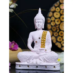 GW CREATIONS Pink & Gold toned Buddha Figurine Showpiece-picture-19