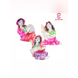 GW CREATIONS Pink & White 3 Pieces Figurine Showpieces-picture-33