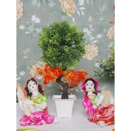 GW CREATIONS Pink & White Figurine Small Showpiece-picture-37