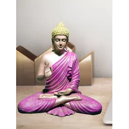 GW CREATIONS Pink Polyresin Figurine Showpiece-picture-21