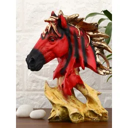 GW CREATIONS Red Polyresin Figurine Showpiece-picture-40