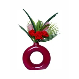 GW CREATIONS Red Small Figurine Showpiece image 1