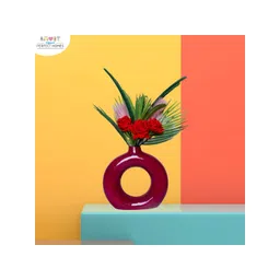 GW CREATIONS Red Small Figurine Showpiece image 4