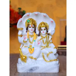 GW CREATIONS White & Gold Toned Religious Idol Showpiece-picture-11