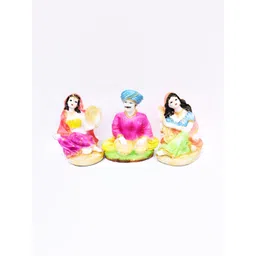 GW CREATIONS White & Pink 3 Pieces Figurine Showpiece-picture-30