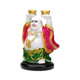 GW CREATIONS White & Pink Small Fengshui Marble Figurine Showpiece-picture-31