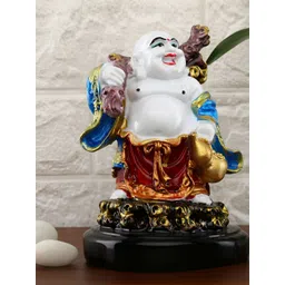 GW CREATIONS White Buddha Figurine Showpiece-picture-18