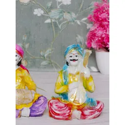 GW CREATIONS Yellow & Pink Figurine Decorative Showpiece-picture-22