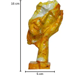 GW CREATIONS Yellow Fengshui Figurine Showpiece-picture-28